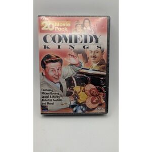 Comedy Kings 20 Movie Pack DVD Sealed 2007 Mickey Rooney Laurel Hardy Funny